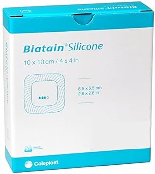 Biatain Silicone Adhesive Foam Dressing 10Cm X 10Cm Pack Of 5