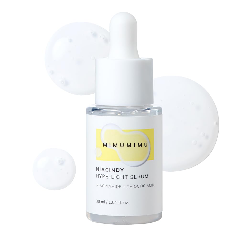 Niacindy Hype-Light Serum For Dark Spot, Acne Mark, Pore Minimizing With Niacinamide 5%, Thioctic Acid, For Acne Prone Skin, Korean Glass Skin, Brightening Serum, Fragrance-Free (30Ml/1.01 Fl.Oz)