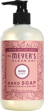 Mrs. Meyer'S Clean Day Hand Soap, Made With Essential Oils, Biodegradable Formula, Rose, 12.5 Fl. Oz