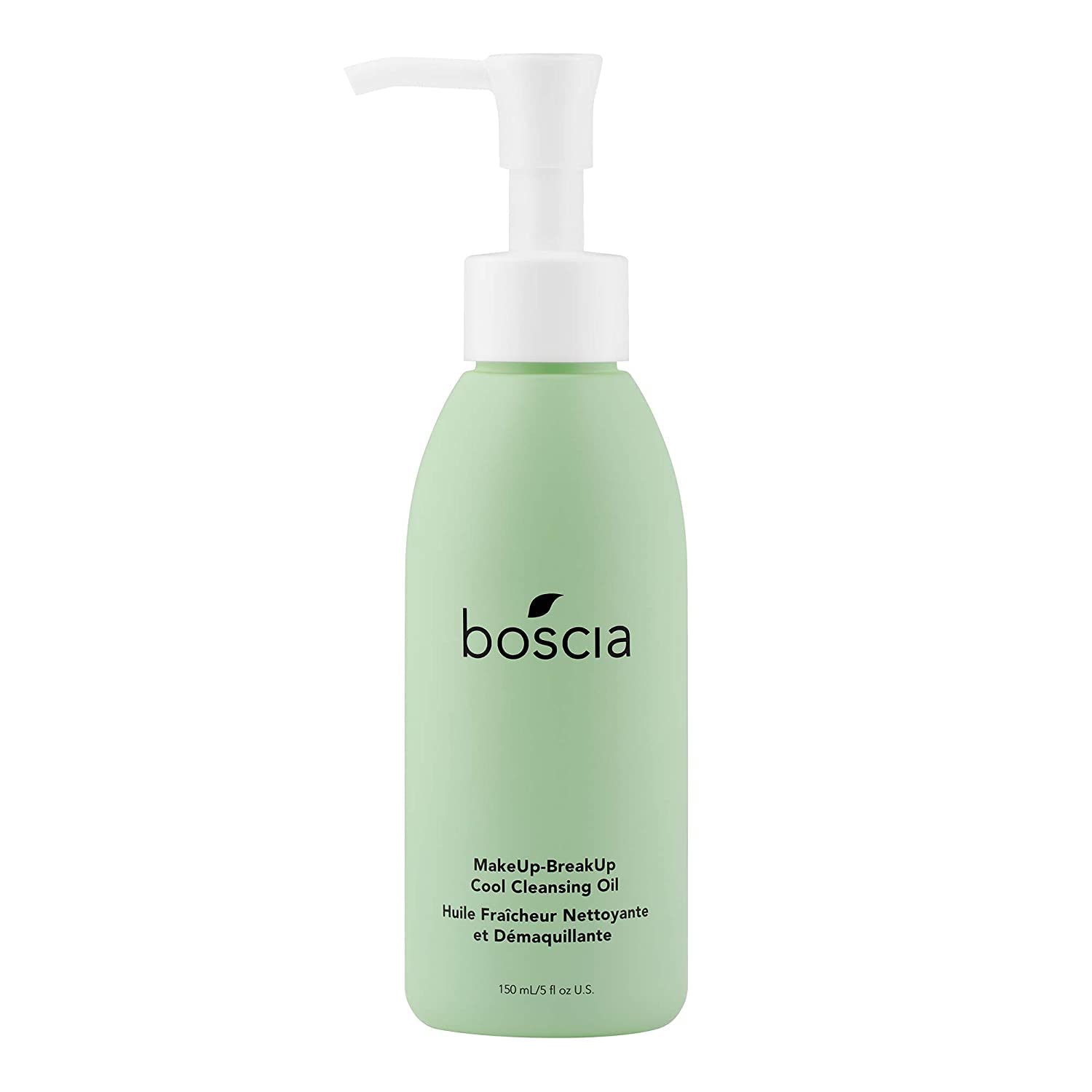 Boscia Makeup-Breakup Cool Cleansing Oil - Vegan & Cruelty-Free - Oil-Based Face Cleanser Makeup Remover - For Dry, Normal, Combination & Oily Skin Types - With Rose Hip & Vitamin E - 150 Ml