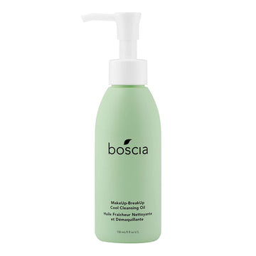 Boscia Makeup-Breakup Cool Cleansing Oil - Vegan & Cruelty-Free - Oil-Based Face Cleanser Makeup Remover - For Dry, Normal, Combination & Oily Skin Types - With Rose Hip & Vitamin E - 150 Ml