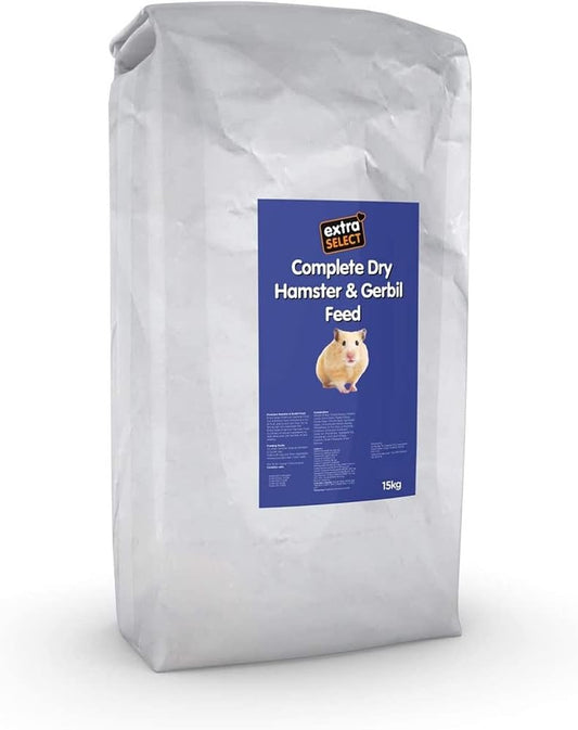 Extra Select Complete Dry Hamster and Gerbil Food, 15 kg :Pet Supplies