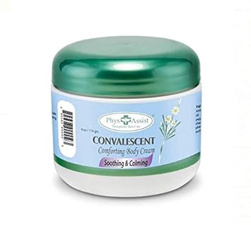 PhysAssist Convalescent Body Comforting Cream 4 oz Jar Ultra moisturizing and soothing to the skin : Beauty & Personal Care
