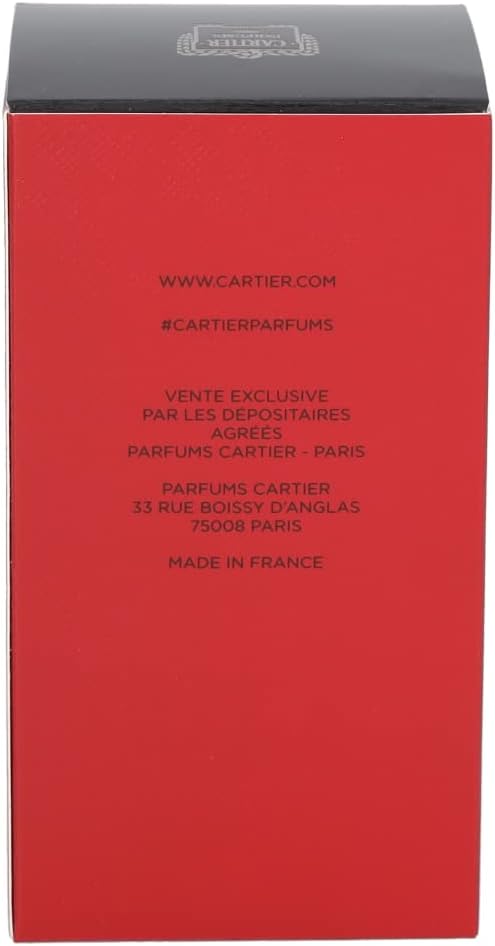 Cartier Pasha Edition Noire Eau De Toilette Spray For Men 50 Ml