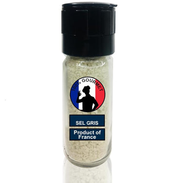 Celtic Salt Grinder, Natural Hand Harvested By The Celtic People, Coarse Grey Celtic Salt, Grey Sea Salt From France