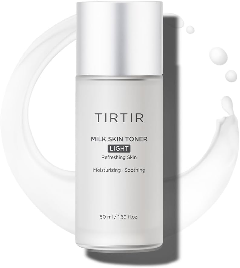 Tirtir Milk Skin Rice Toner - Deep Moisturizing, Hydrating And Refreshing For Face, Niacinamide, Ceramide, Rice Bran Extract, Nature-Oriented Ingredients, Korean Skin Care, Vegan (50Ml, Light)