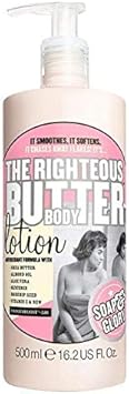 Soap And Glory The Righteous Body Butter Lotion Bundled With Clean On Me Creamy Clarifying Shower Gel 500 Millilitre Hand Pumps