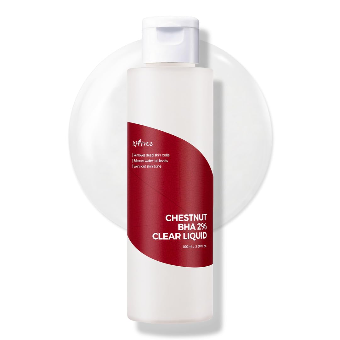 Isntree Chestnut Bha 2% Clear Liquid, 100 Ml, 3.38 Fl Oz | Korean Skincare | Mild Exfoliating Toner For Deep Pore Care | Smoothing & Soothing With Chestnut & Salicylic Acid