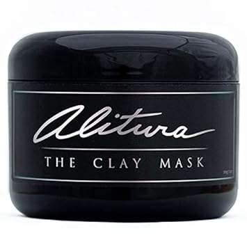 Alitura Clay Face Mask – Exfoliating, Hydrating & Anti-Aging Facial Mask With Vitamin C & Pearl Powder – Pore Cleansing Face Mask For Acne, Blackheads & Glowing Skin – 7.1 Oz