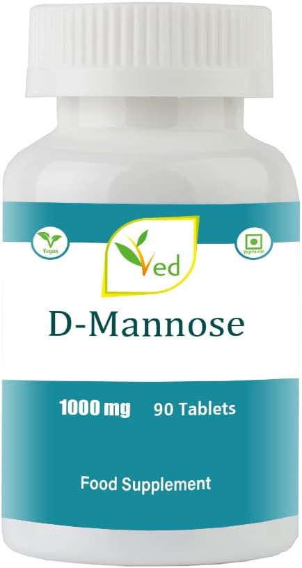 Ved D-Mannose Tablets | Supports Urinary Health | 1000Mg X 90 Tablets