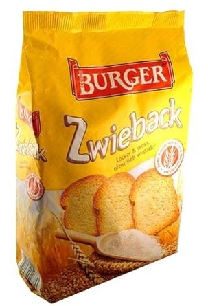 Burger Zwieback Rusk Bread From Germany Pack of 2 : Baby