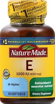 Nature Made Vitamin E 1000 Iu (Dl-Alpha) Softgels 60 Ct