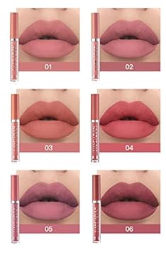 Bestland 3Pcs Matte Liquid Lip Gloss Set - 24H Transfer-Proof, Moisturizing & Non-Sticky I Mauve Pink, Classic Red, Deep Burgundy I Vegan + Cruelty-Free For Daily & Party