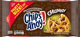 Chips Ahoy! Chunky Chocolate Chunk Cookies, Party Size, 24.75 Oz (Pack Of 3)
