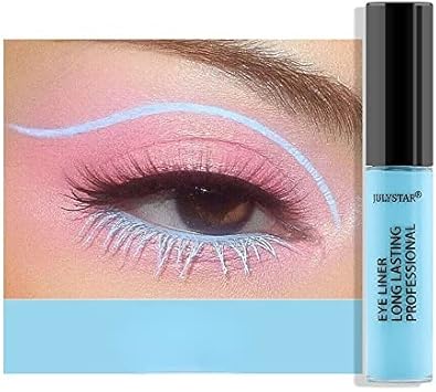 Julystar Eyeliner Color Waterproof Oil Proof Non Smudging Eyeliner Pencil (03#)
