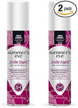 Summer'S Eve Amber Nights Daily Refreshing Feminine Spray, 2 Oz (Pack Of 2)