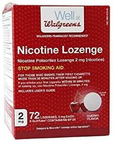 Walgreens Nicotine Lozenge, 2 Mg, Cherry, 72 Ea