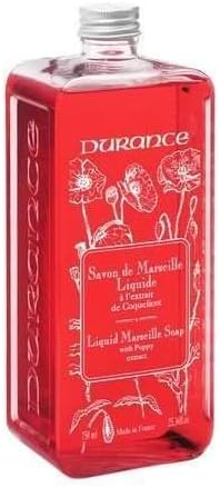 Durance Poppy Marseille Liquid Hand Wash 750Ml - Gentle & Nourishing