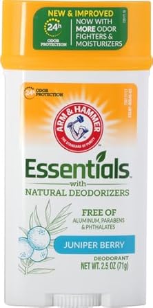 Arm & Hammer Essentials Solid Deodorant, Clean, Wide Stick, 2.5 Oz. (Pack Of 3)