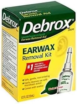 Debrox Earwax Removal Aid Kit, Washer & Drops, 0.5-Ounce Bottles by Debrox : Health & Household