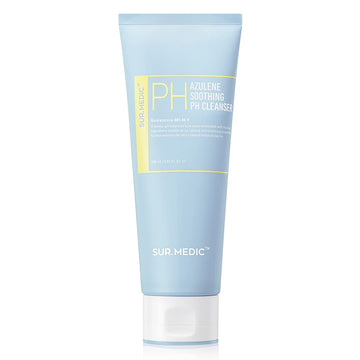 Sur.Medic+ Azulene Soothing Ph Cleanser 5.07 Oz / 150Ml - Hypoallergenic, Sensitive Skin, Smooth, Moisturizer, Centella, Korean Skin Care