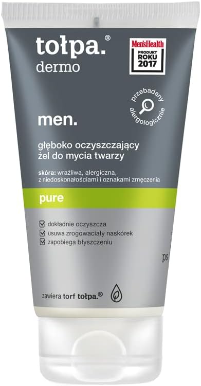 ToPa Dermo Men Deep Cleansing Face Gel 150Ml