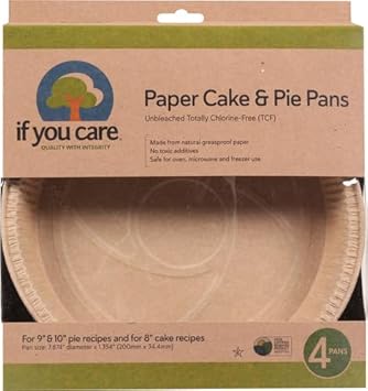 If You Care Fsc Certified Paper Cake And Pie Baking Pans, 4-Count