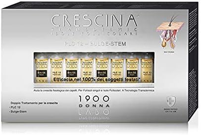 Crescina Follicular Islands Plc12 Bulge Stem Hair 1900 Woman 40 Ampoules