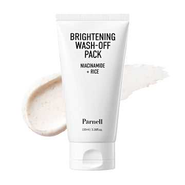 Parnell Niacinamide Rice Brightening Wash Off Pack 100Ml / 3.38 Fl.Oz. | Korean Skin Care For Men And Women, Korean Skin Care, Korean Beauty