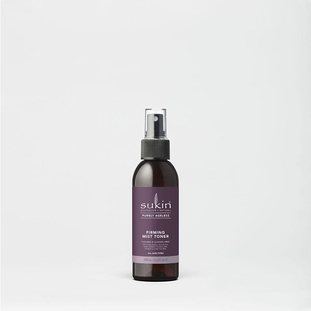 Sukin Purely Ageless Firming Mist Toner 125ml - antioxidant Blend to Help Hydrate & Firm Skin for a Smoother and Toned Appearance - Cruelty Free & Vegan Friendly. : Amazon.co.uk: Beauty
