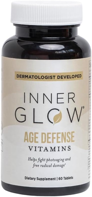 Inner Glow Age Defense Vitamins - Dermatologist And Plastic Surgeon Developed To Fight Photoaging And Melasma, Polypodium Leucotomos And Pycnogenol