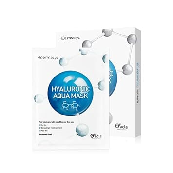 Dr.Oracle Dermasys Hyaluronic Aqua Mask 5Ea Moisturizing, Ha + Aloe Vera