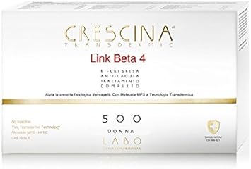 Labo Crescina Transdermic Link Beta-4 Complete Treatment 500 Woman 20+20 Vials
