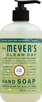 Mrs. Meyer'S Clean Day Liquid Hand Soap, Cruelty Free And Biodegradable Hand Wash Formula Made With Essential Oils, Iowa Pine Scent, 12.5 Fl Oz Bottle (Pack Of 1)