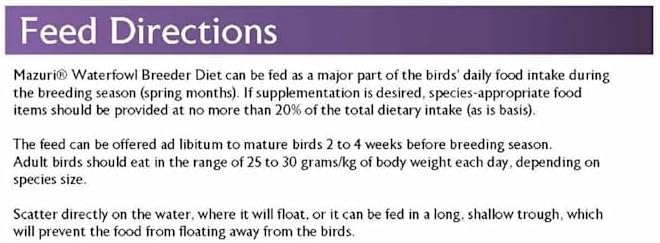 Mazuri | Waterfowl Breeder Diet | 50 Pound (50 Lb) Bag