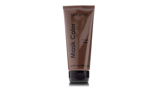 Salerm - Hair Color Mask - Brown Color Mask - 200 Ml - Keeps Color Longer - Dyed Or Natural Hair - Tones And Neutralizes Reflections - Washes Out : Beauty & Personal Care
