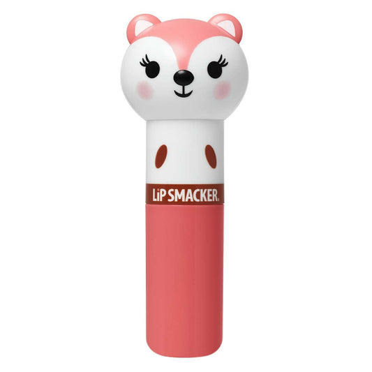 Lip Smacker Lippy Pals Fox, Flavored Moisturizing & Smoothing Soft Shine Lip Balm, Hydrating & Protecting Fun Tasty Flavors, Cruelty-Free & Vegan - Foxy Apple