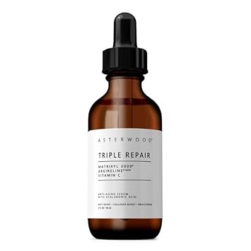 Triple Repair Matrixyl 3000 + Argireline + Vitamin C Face Serum - Formulated With Hyaluronic Acid - Anti-Aging And Anti-Wrinkle - Peptides Serum For Face, 59Ml/2 Oz