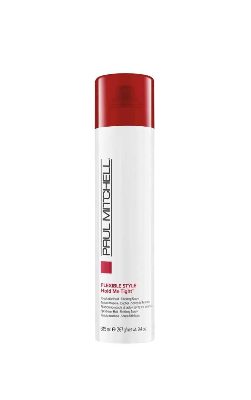 Paul Mitchell Hold Me Tight Finishing Hairspray, Strong Hold, Touchable Finish, For All Hair Types, Especially Fine To Medium Hair, 9.4 Oz
