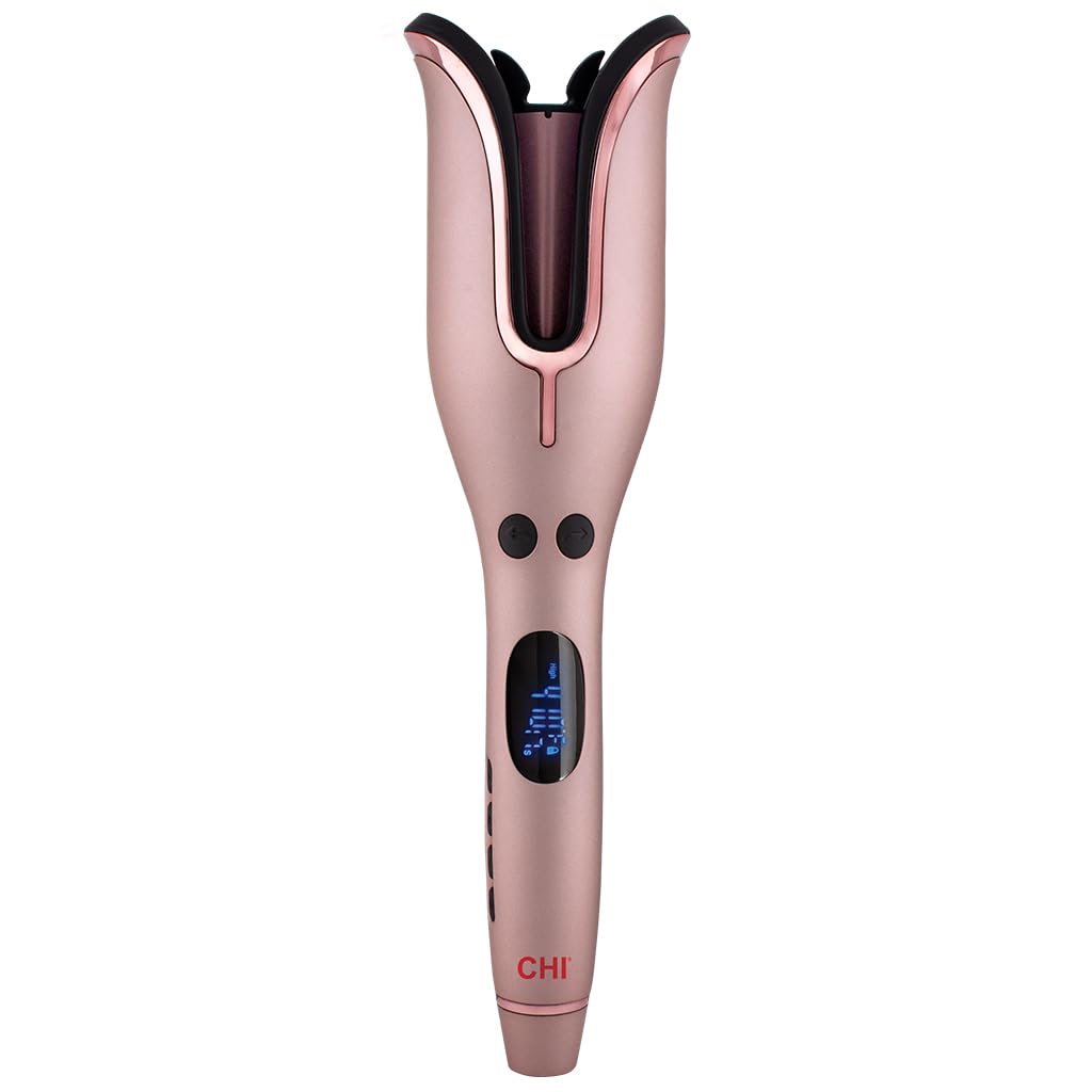 CHI Spin N Curl Special Edition Rose Gold Hair Curler 1". Ideal for Shoulder-Length Hair between 6-16” inches