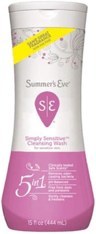 Summer'S Eve Feminine Wash For Sensitive Skin 15 Oz