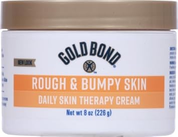 Gold Bond Rough & Bumpy Daily Skin Therapy Cream, 8 Oz., With 7 Moisturizers & 3 Vitamins