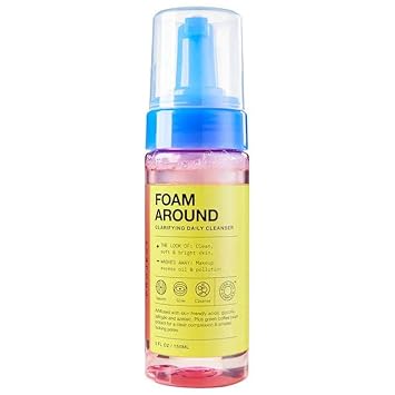 Innbeauty Project Foam Around Clarifying Daily Cleanser Infused With Glycolic Acid : Beauty & Personal Care