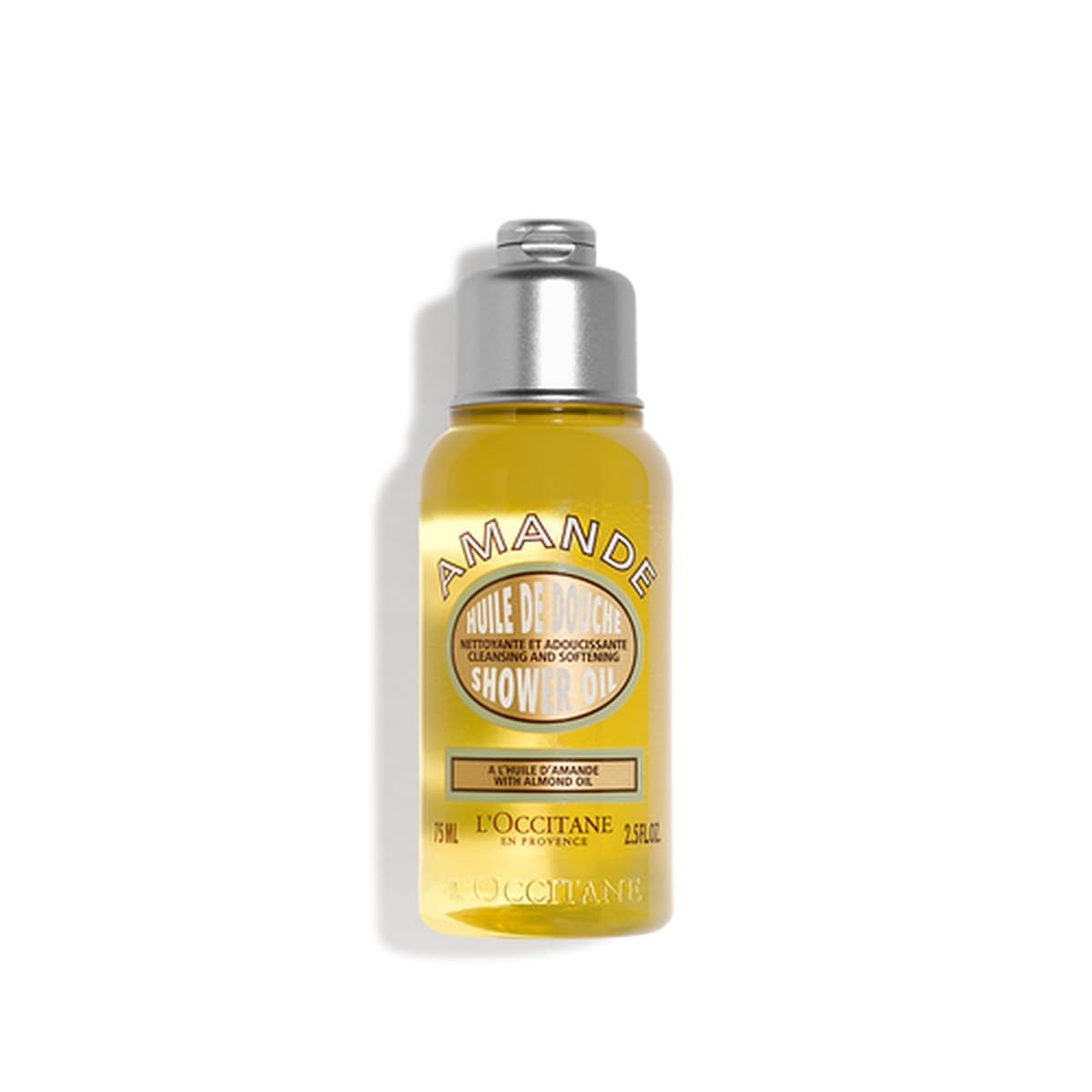 L'Occitane Cleansing & Softening Almond Shower Oil: Oil-To-Milky Lather, Softer Skin, Smooth Skin, Cleanse Without Drying, With Almond Oil