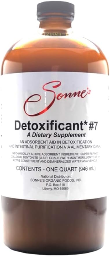 Sonne's - Detoxifying Liquid Hydrated Bentonite Clay #7, 32 Oz : Health & Household