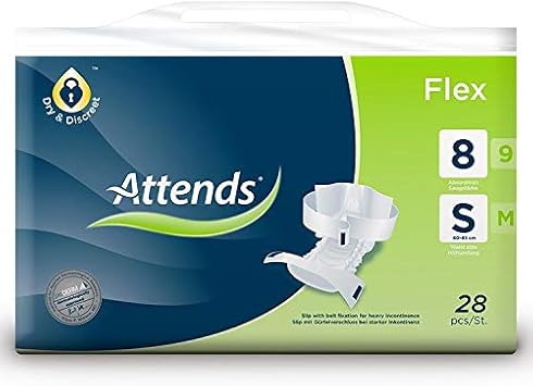 Attends Flex 8 Small (1300Ml) 28 Pack Incontinence Protection
