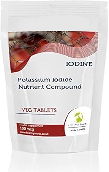 Iodine Potassium 150mcg 60 Vegetarian Tablets Pills Health Food Supplements Nutrition HEALTHY MOOD