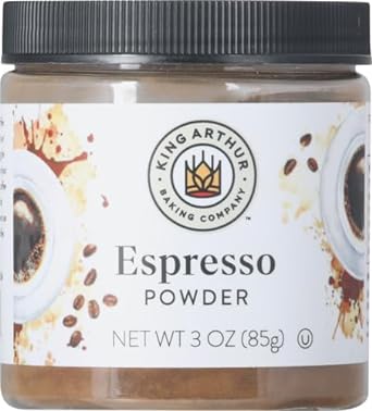 King Arthur, Espresso Powder, Certified Kosher, Reusable Plastic Jar, 3 Ounces