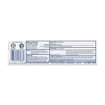 ARM & HAMMER Sensitive Whitening Fluoride Anticavity Toothpaste with Orajel, Frosted Mint 4.50 oz (Pack of 3)