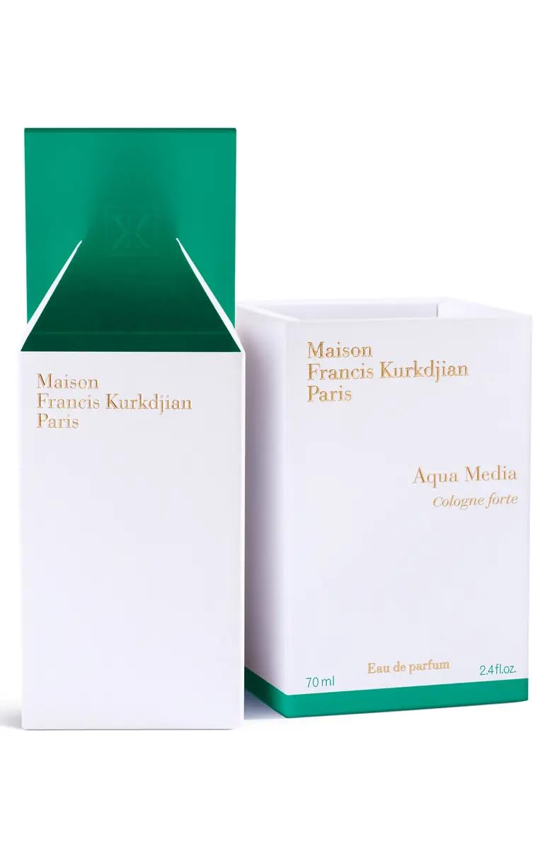 Maison Francis Kurkdjian Aqua Media Cologne Forte Eau De Parfum Spray For Unisex, 2.4 Ounce : Beauty & Personal Care